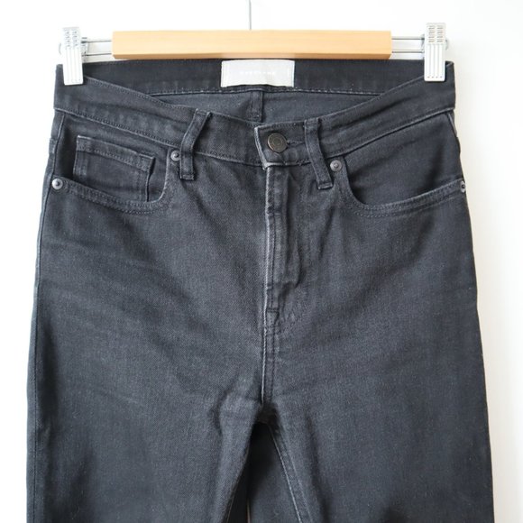 Everlane High Rise Skinny Ankle Black Jeans, Size 26 - Picture 3 of 13